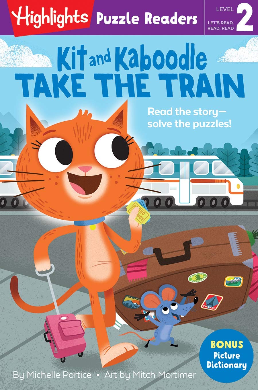 Kit and Kaboodle Take the Train (Highlights Puzzle Readers)