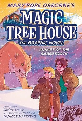 Sunset of the Sabertooth Graphic Novel (Magic Tree House)