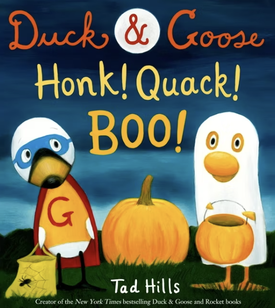 Duck & Goose, Honk! Quack! Boo!: A Halloween Story with Fun Stickers